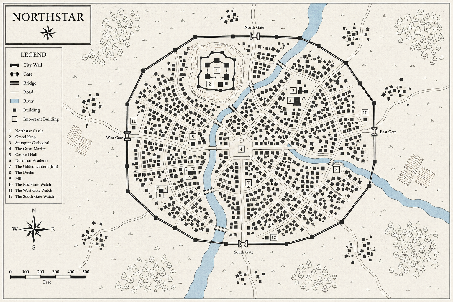 Map of The Docks